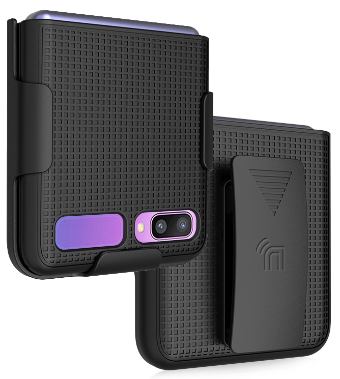 Hard Protector Case Cover + Belt Clip Holster for Samsung Galaxy Z Flip
